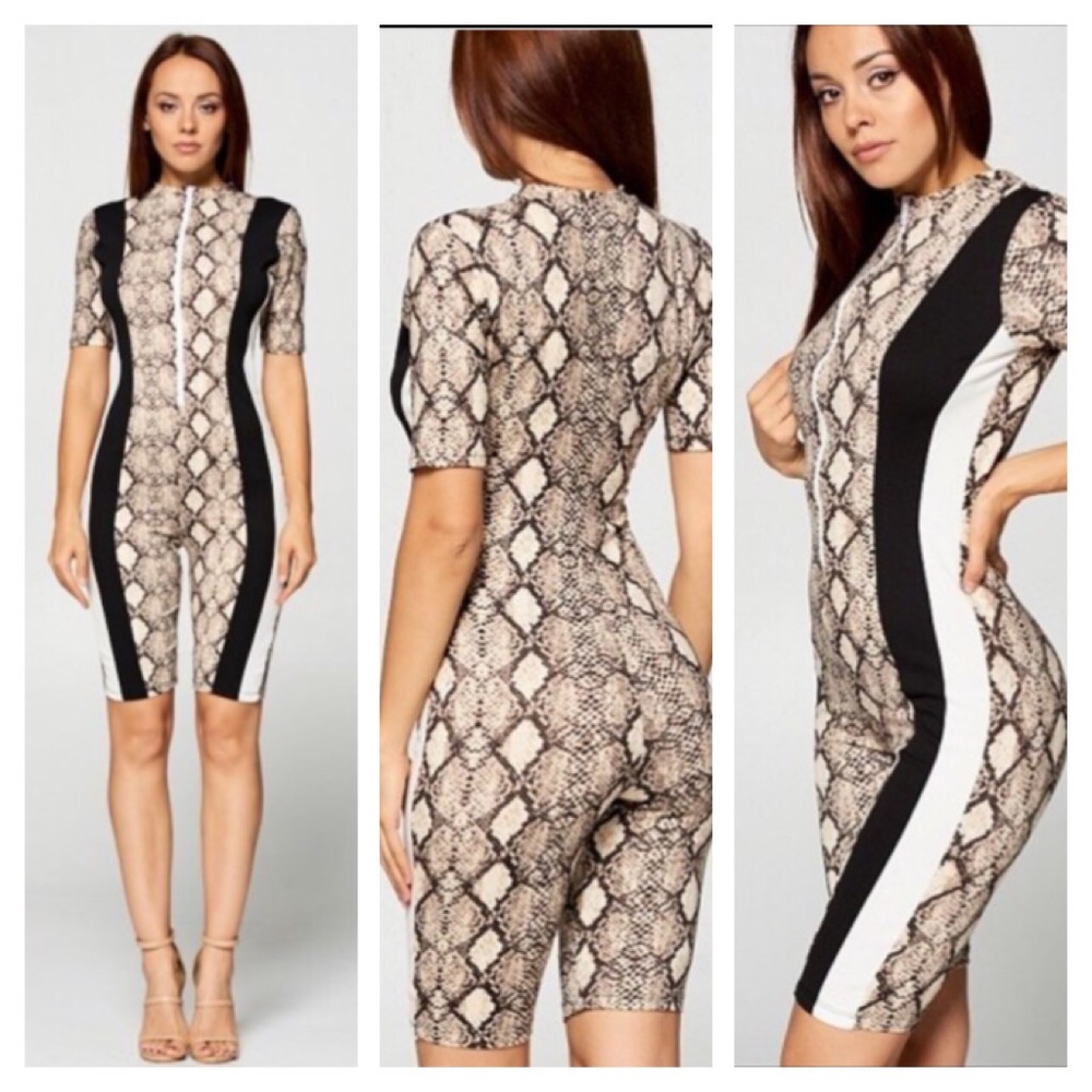 Snakeskin Romper
